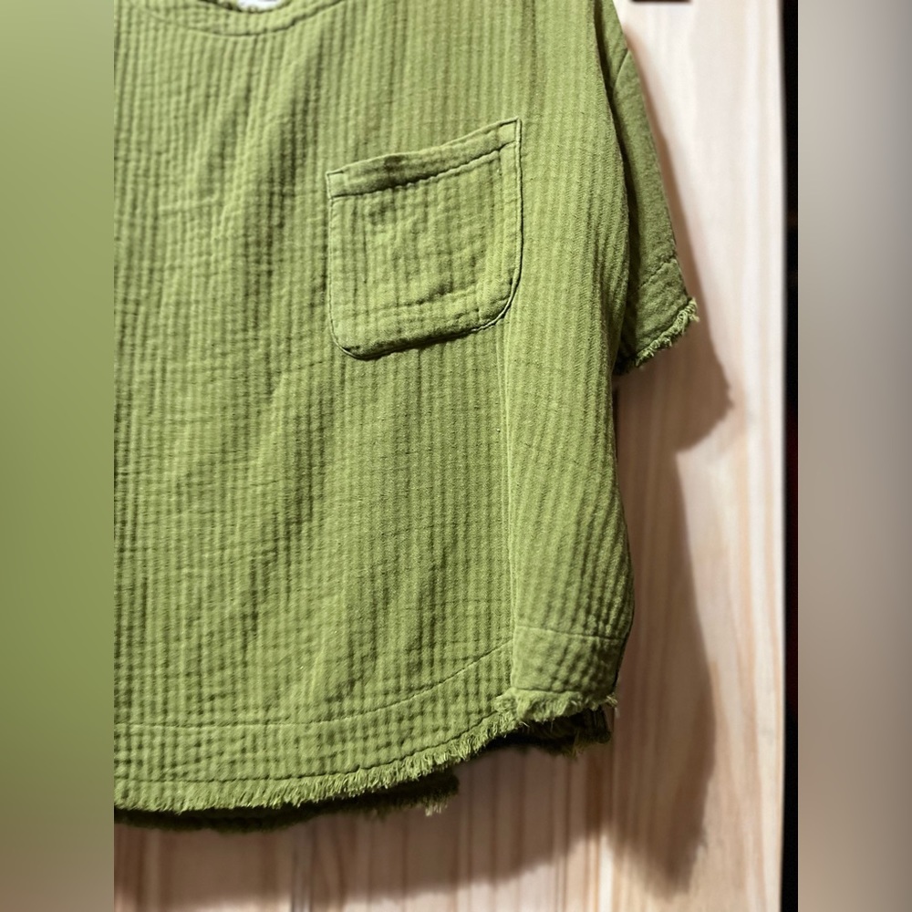 🥑EUC Free People - We The Free - Paylo Alto Shirt - Picture 5 of 10